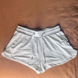 feat Women's White Athletic Shorts